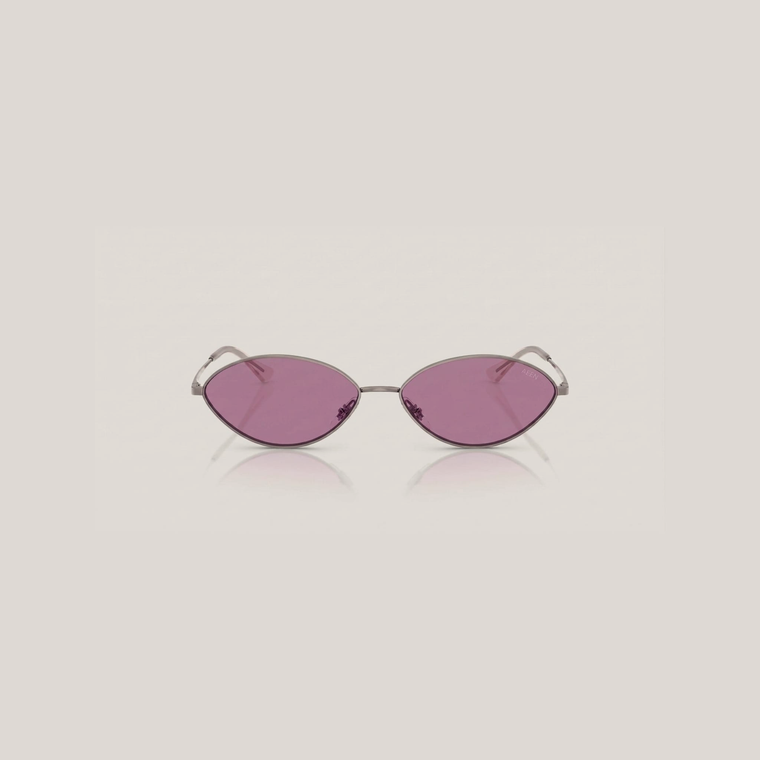 Berry tint | Side angle profile view of AEEN berry tint sunglasses showcasing sleek temple design and minimalist eyewear styling