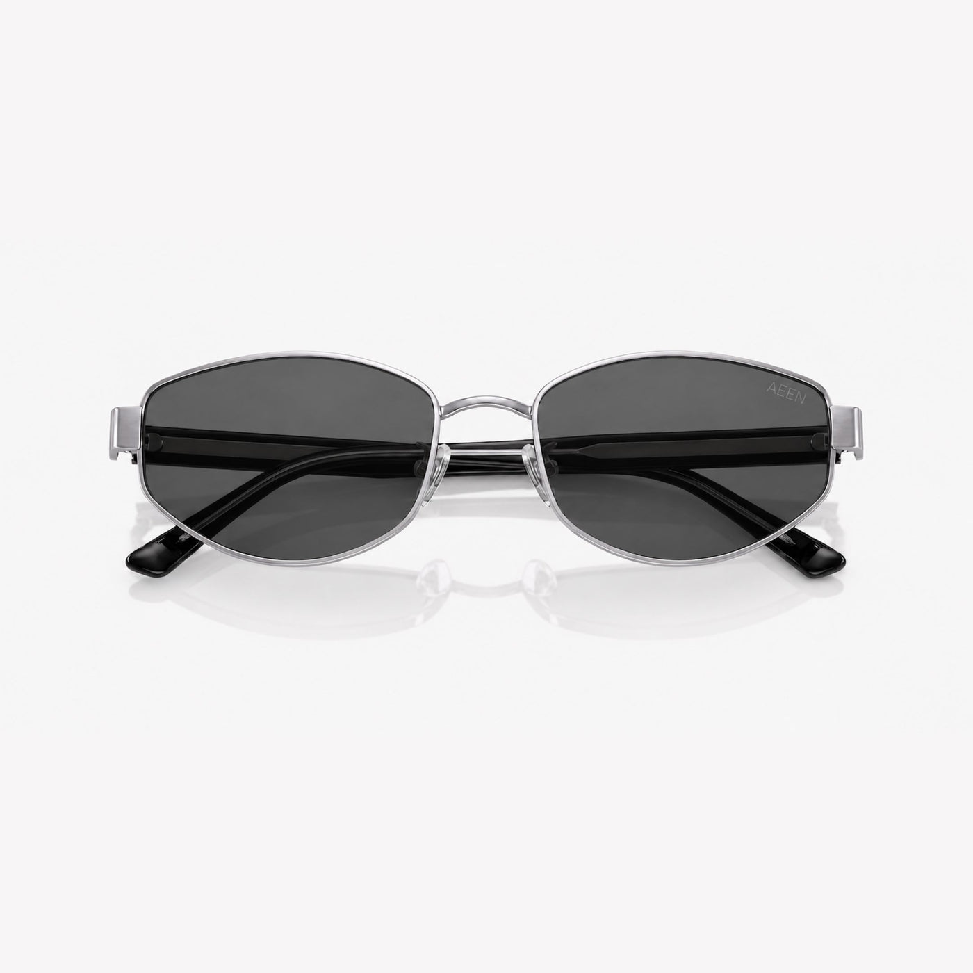 AEEN Vintage Oval Geometric Metal Sunglasses | OG-01